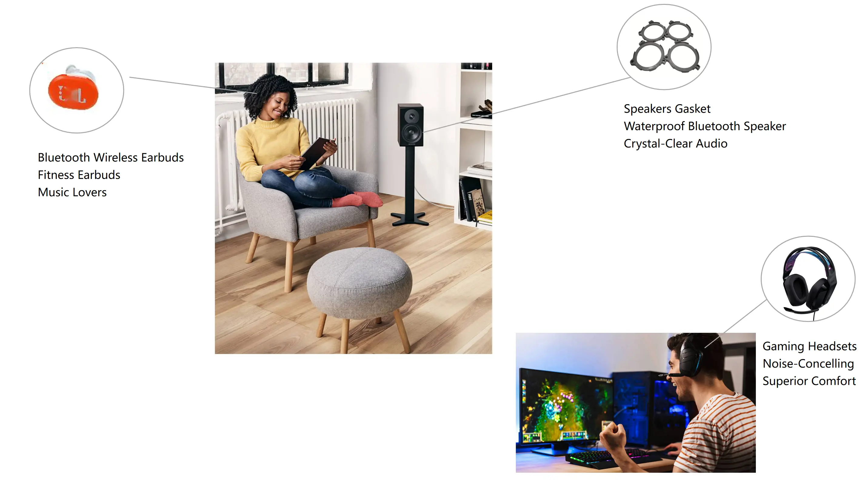 Indsprøjtningsform til TWS og lyd